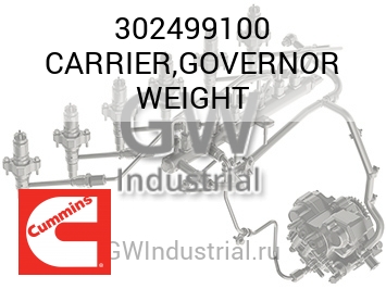 CARRIER,GOVERNOR WEIGHT — 302499100