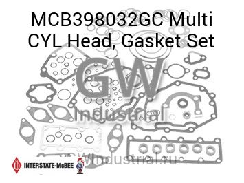 Multi CYL Head, Gasket Set — MCB398032GC