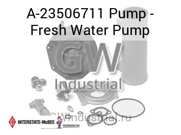 Pump - Fresh Water Pump — A-23506711