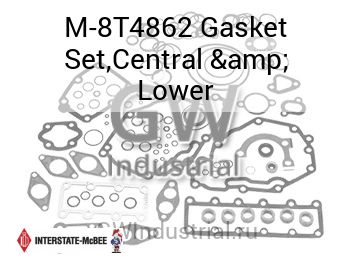 Gasket Set,Central & Lower — M-8T4862