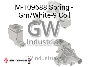 Spring - Grn/White-9 Coil — M-109688
