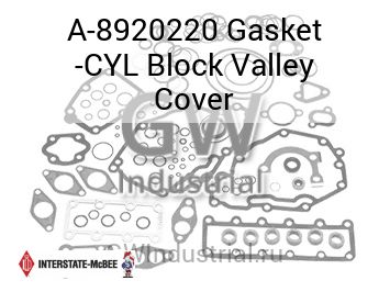 Gasket -CYL Block Valley Cover — A-8920220