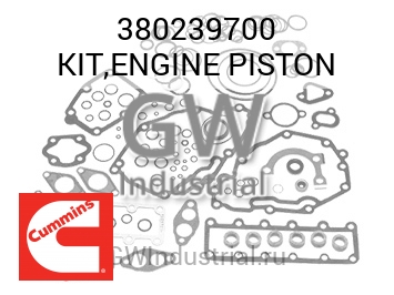 KIT,ENGINE PISTON — 380239700
