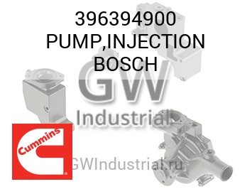 PUMP,INJECTION BOSCH — 396394900