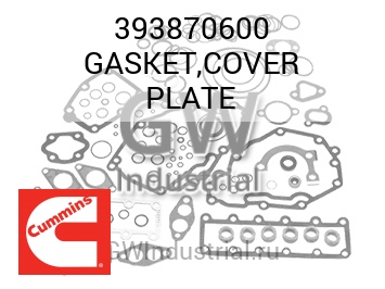 GASKET,COVER PLATE — 393870600
