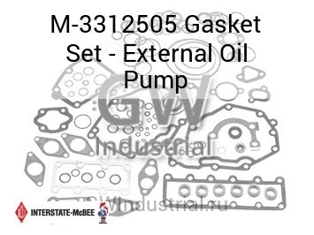 Gasket Set - External Oil Pump — M-3312505