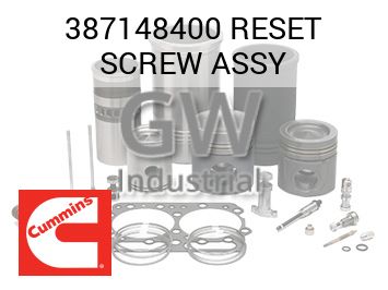 RESET SCREW ASSY — 387148400