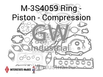 Ring - Piston - Compression — M-3S4059