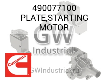 PLATE,STARTING MOTOR — 490077100