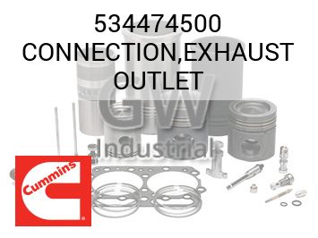 CONNECTION,EXHAUST OUTLET — 534474500