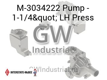 Pump - 1-1/4" LH Press — M-3034222