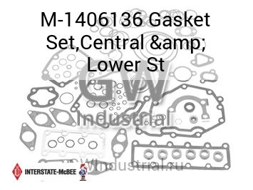 Gasket Set,Central & Lower St — M-1406136