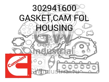 GASKET,CAM FOL HOUSING — 302941600