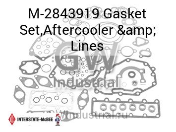 Gasket Set,Aftercooler & Lines — M-2843919