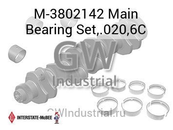 Main Bearing Set,.020,6C — M-3802142