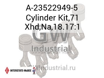 Cylinder Kit,71 Xhd,Na,18.17:1 — A-23522949-5