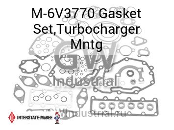 Gasket Set,Turbocharger Mntg — M-6V3770