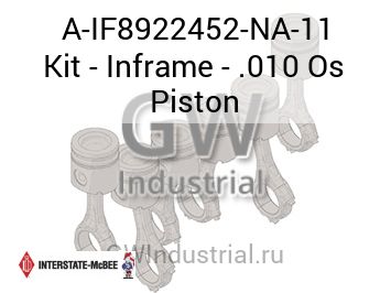 Kit - Inframe - .010 Os Piston — A-IF8922452-NA-11