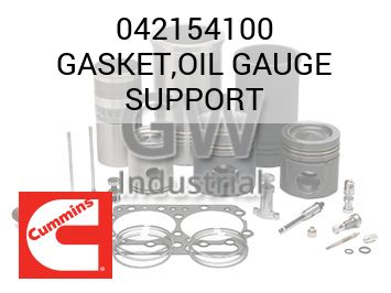 GASKET,OIL GAUGE SUPPORT — 042154100