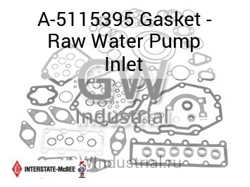 Gasket - Raw Water Pump Inlet — A-5115395