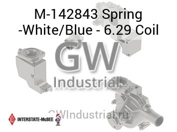Spring -White/Blue - 6.29 Coil — M-142843