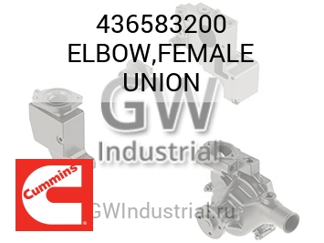 ELBOW,FEMALE UNION — 436583200