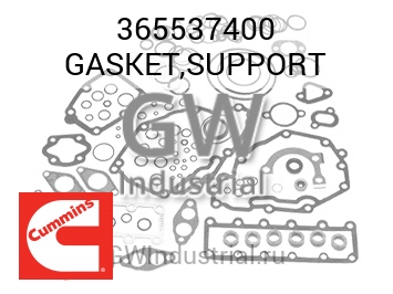 GASKET,SUPPORT — 365537400