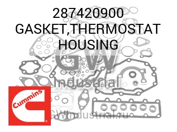 GASKET,THERMOSTAT HOUSING — 287420900