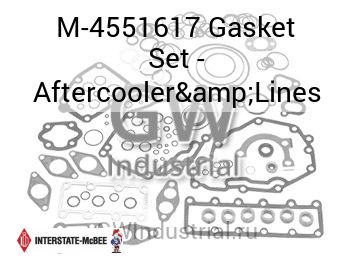 Gasket Set - Aftercooler&Lines — M-4551617