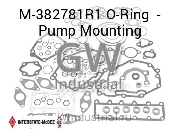 O-Ring  - Pump Mounting — M-382781R1