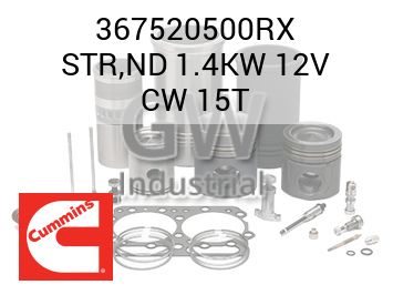 STR,ND 1.4KW 12V CW 15T — 367520500RX