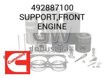 SUPPORT,FRONT ENGINE — 492887100