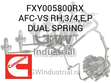 AFC-VS RH,3/4,E,P DUAL SPRING — FXY005800RX