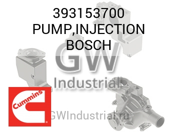 PUMP,INJECTION BOSCH — 393153700