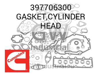 GASKET,CYLINDER HEAD — 397706300