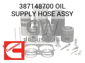 OIL SUPPLY HOSE ASSY — 387148700