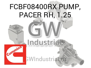 PUMP, PACER RH, 1.25 — FCBF08400RX