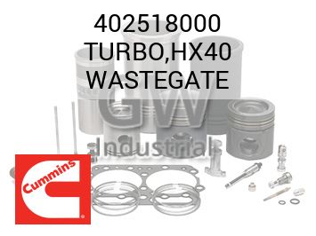 TURBO,HX40 WASTEGATE — 402518000