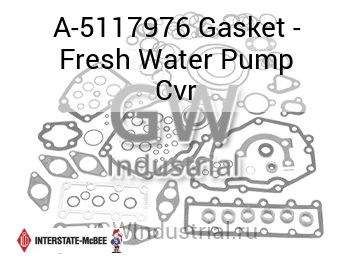 Gasket - Fresh Water Pump Cvr — A-5117976
