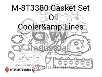 Gasket Set - Oil Cooler&Lines — M-8T3380