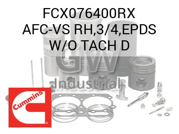 AFC-VS RH,3/4,EPDS W/O TACH D — FCX076400RX