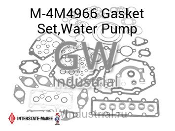 Gasket Set,Water Pump — M-4M4966