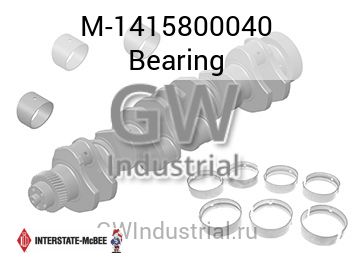 Bearing — M-1415800040