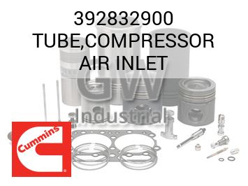 TUBE,COMPRESSOR AIR INLET — 392832900