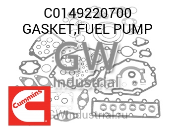 GASKET,FUEL PUMP — C0149220700