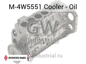 Cooler - Oil — M-4W5551