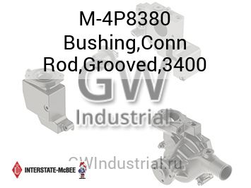 Bushing,Conn Rod,Grooved,3400 — M-4P8380