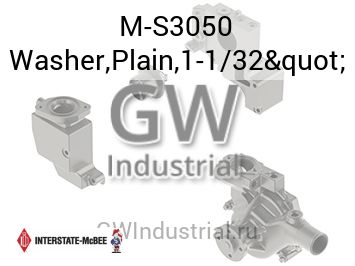 Washer,Plain,1-1/32" — M-S3050