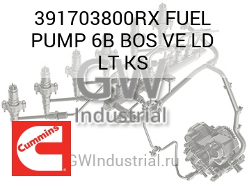 FUEL PUMP 6B BOS VE LD LT KS — 391703800RX