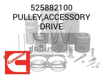 PULLEY,ACCESSORY DRIVE — 525882100